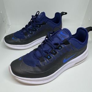 Boys Nike Air Max Blue and Black Size 5Y